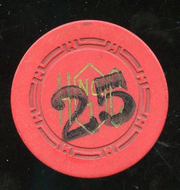 Harolds Club Roulette Red NO. 1 1950s