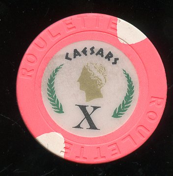 Caesars AC 2nd issue Pink Table X