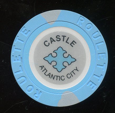 Trump Castle Roulette Lt. Blue Cross