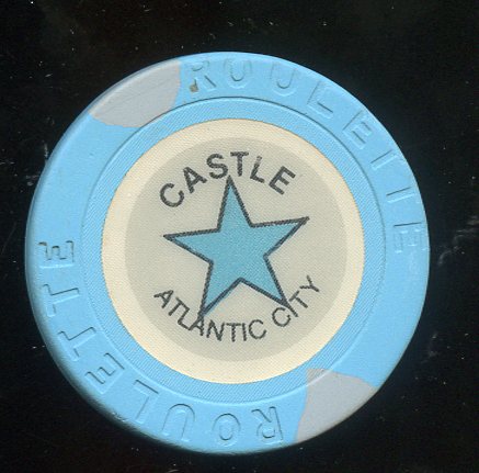 Trump Castle Roulette Lt. Blue Star