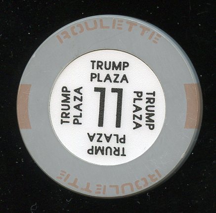 Trump Plaza 2nd issue Roulette Grey Table 11