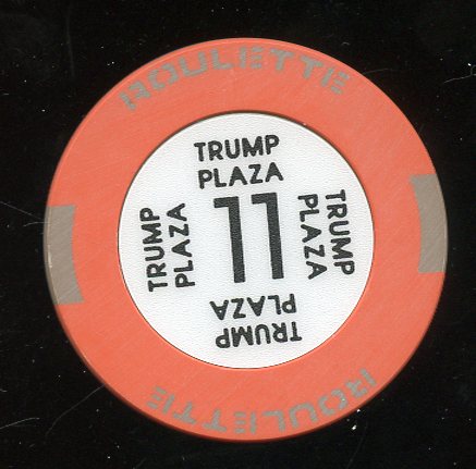Trump Plaza 2nd issue Roulette Orange Table 11