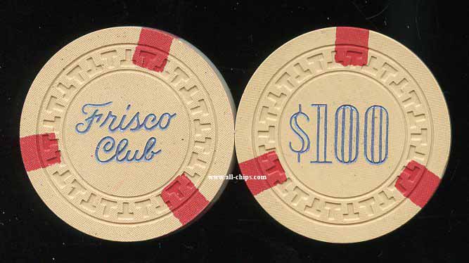 $100 Frisco Club 1st issue 1951