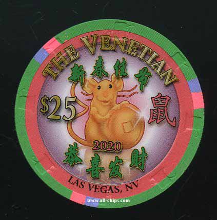 $25 Venetian Chinese New Year of the Rat 2020 