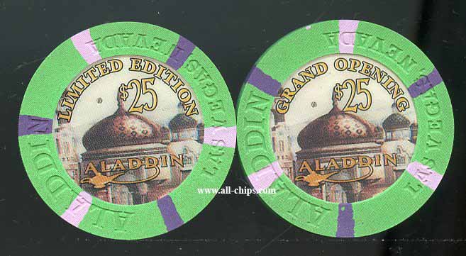 $25 Aladdin Grand Opening 2000