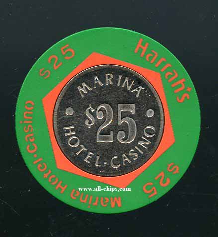 HAR-25 $25 Harrahs Marina 1st issue
