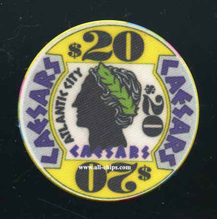 CAE-20a CC $20 Caesars 2nd issue Darker Purple