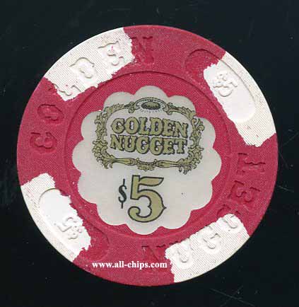 GOL-5a $5 Golden Nugget 2nd issue RARE AU