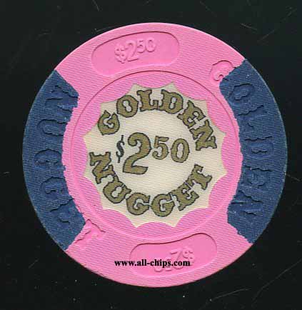 GOL-2.5 $2.50 Golden Nugget 1st issue 1980