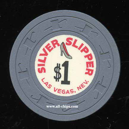 $1 Silver Slipper 8th issue 1969 2 line on $ AU+