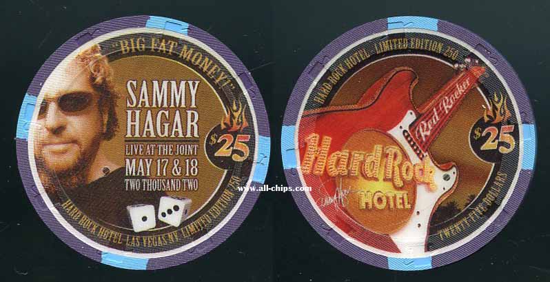 $25 Sammy Hagar Hard Rock Limited 250