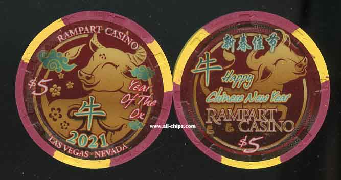 $5 Rampart Chinese New Year of the Ox 2021