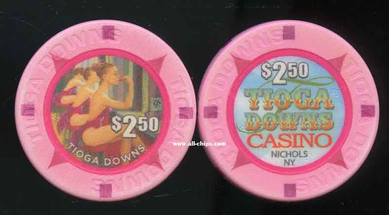 $2.50 Toga Downs Casino Nichols, New York
