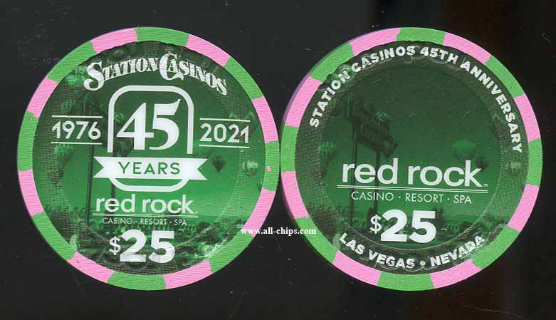 $25 Red Rock Stations Casino's 45th Anniversary