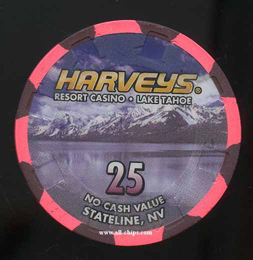 $25 Harveys Stateline, NV. No Cash Value 2003