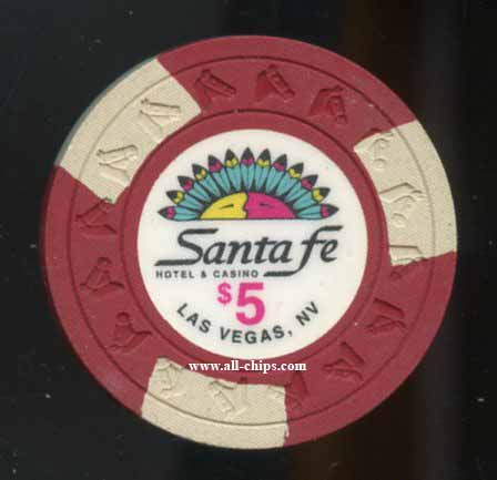 $5 Santa Fe Casino 1st issue 1991