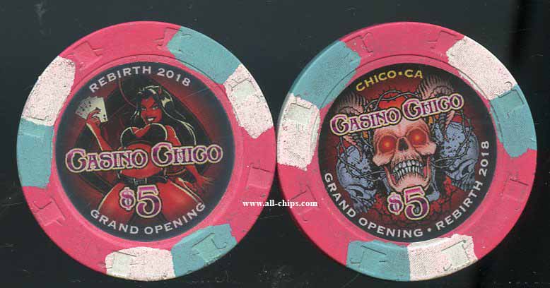 $5 Casino Chico Grand Opening Rebirth 2018 CA.