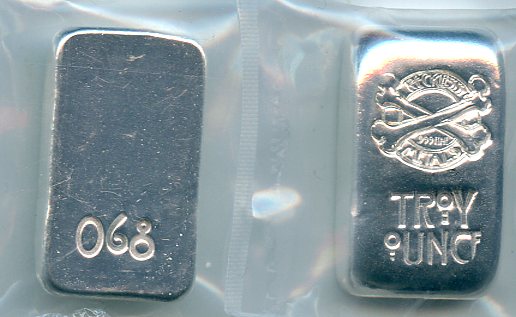 Reckless Metals square bar w/classic logo OBSOLETE #68 limited to 150 1 troy oz.