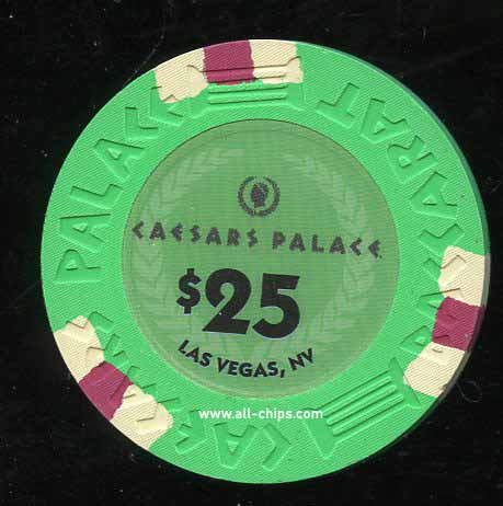 $25 Caesars Palace Oversized Baccarat AU