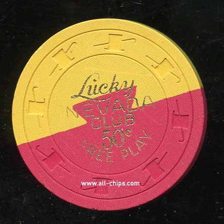 50c Lucky Nevada Club 9th issue 1967