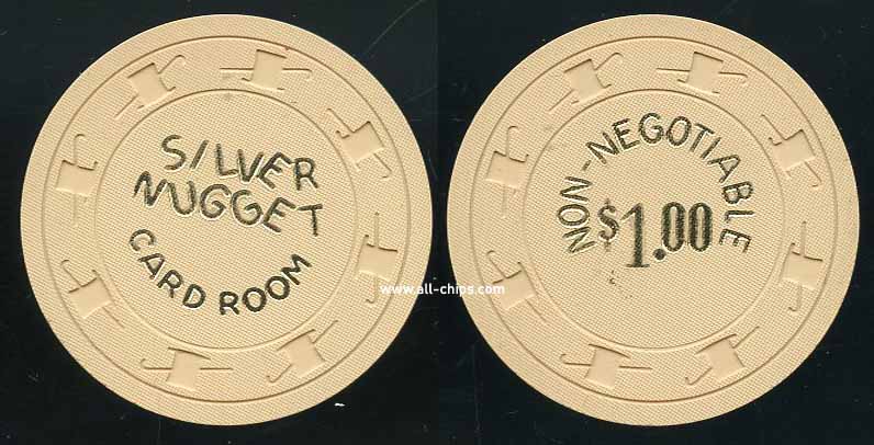 $1 Silver Nugget Card Room 1960s