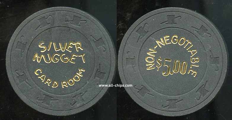 $5 Silver Nugget Card Room 1960s