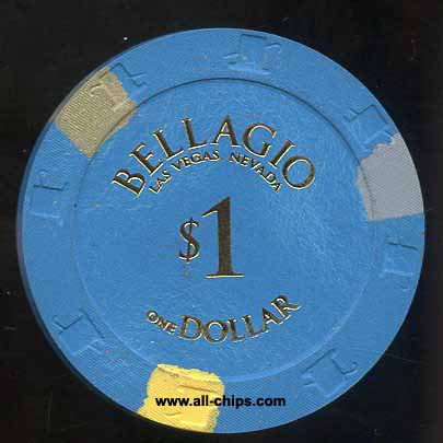 $1 Bellagio 3rd issue Hot Stamp