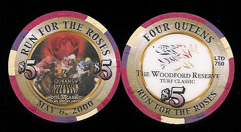 $5 Four Queens Kentucky Derby 2000 