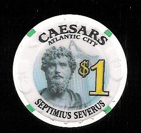 CAE-1c $1 Caesars Uncirculated