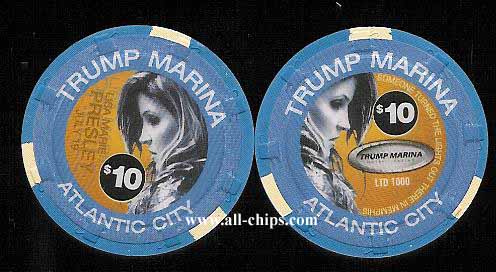 MAR-10e $10 Trump Marina Lisa Marie Presley 2004
