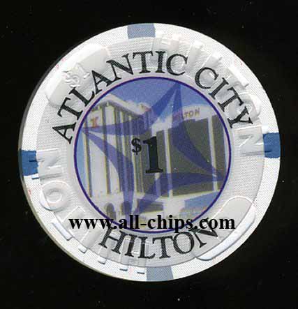 HAC-1a $1 Atlantic City Hilton Obsolete