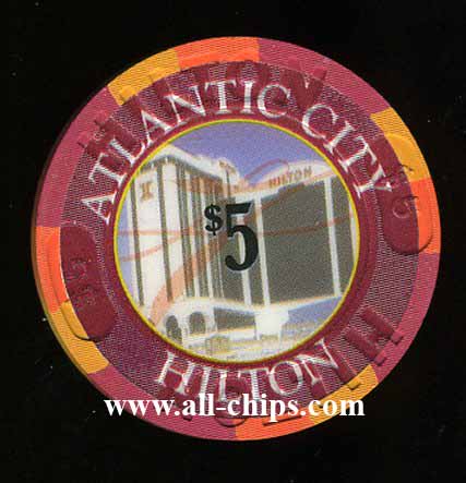 HAC-5k $5  Atlantic City Hilton Last issue