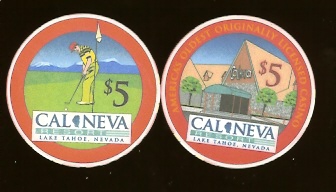 $5 Cal Neva Lake Tahoe ( Golf ) 3 of 4