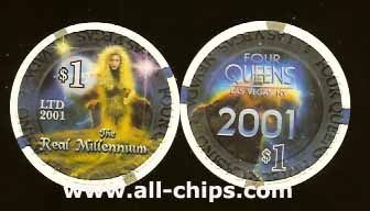 $1 Four QueensReal Millennium 
