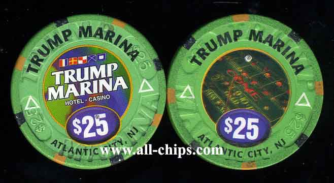 MAR-25 $25 trump Marina House Chip