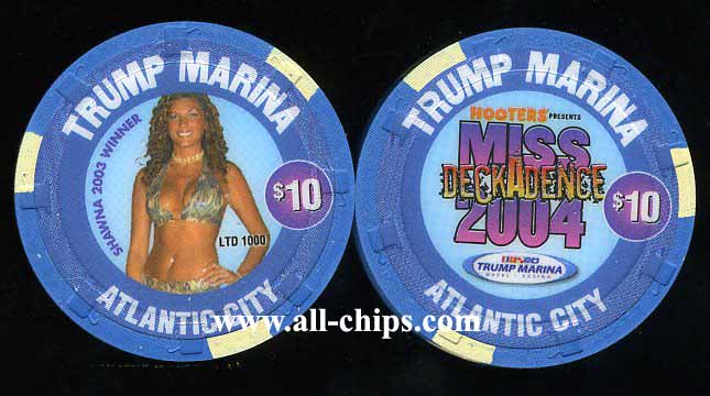 MAR-10s $10 Trump Marina Hooters Presents Miss Deckadence 2004