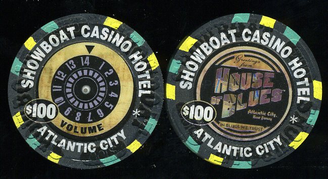 SHO-100e $100 Showboat House of Blues Grand Opening July 2005 Rare Chip Only 60 Made