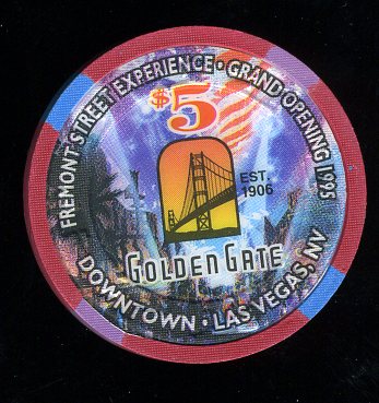 $5 Golden Gate Fremont Street Exprience Grand Opening
