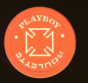 Orange Maltese Cross Playboy Roulette