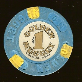 $1 Golden Nugget Obsolete Used