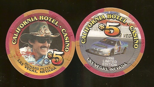 $5 California Hotel Richard Petty 1998 LE