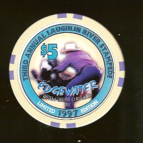$5 Edgewater 3rd Annual Laughlin River Stampede 1997