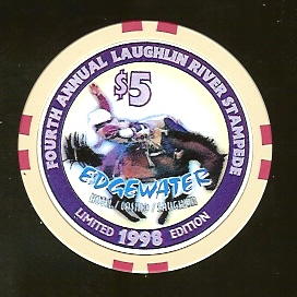 $5 Edgewater 4th Annual Laughlin River Stampede 1998