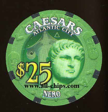 CAE-25c $25 Caesars 3rd issue