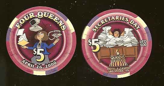 $5 Four Queens Secretaries Day 2000