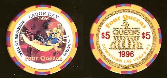 $5 Four Queens Labor Day 1996