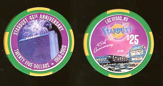 $25 Stardust 45th Anniversary Fireworks