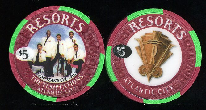 RES-5p $5 Resorts Temptations New Years Eve 2002