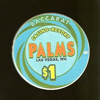 $1 Palms Oversized Baccarat Chip