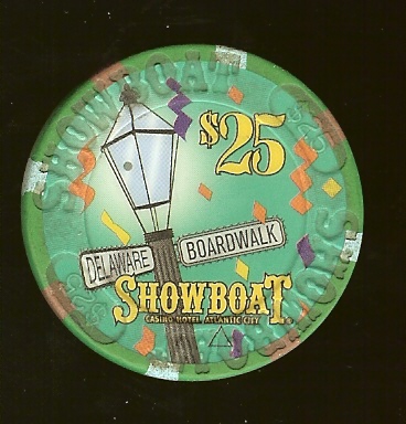 SHO-25a $25 Showboat Circulated